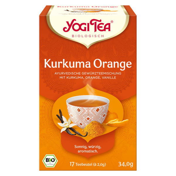 Yogi Tea Økologisk gurkemeje appelsin te