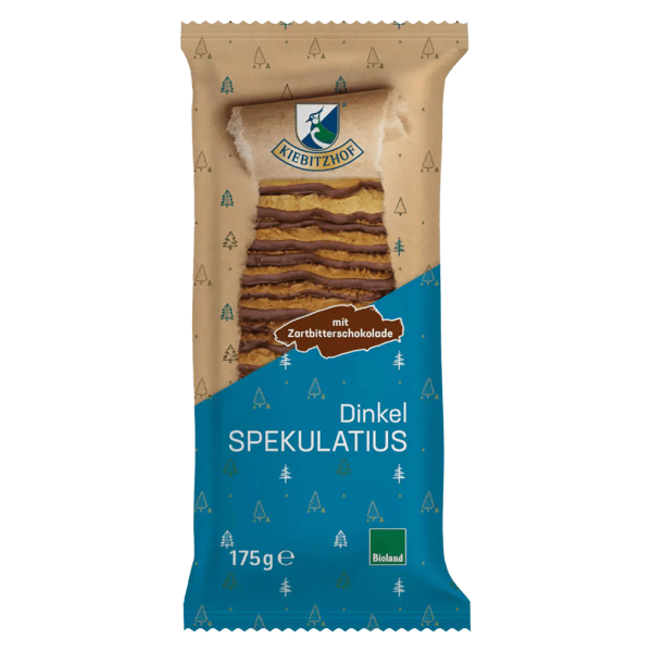 Kiebitzhof Økologisk Spelt Speculatius med mørk chokolade