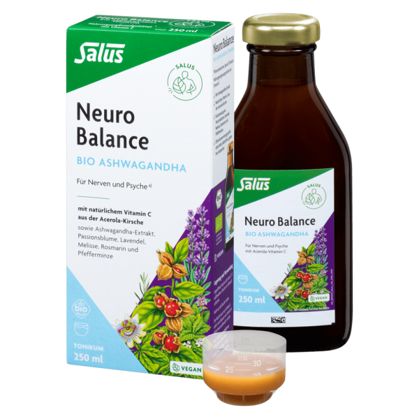 Salus Økologisk Neuro Balance Ashwagandha Tonic, 250 ml
