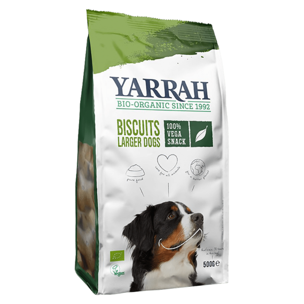 Yarrah Økologiske hundekiks store veganske