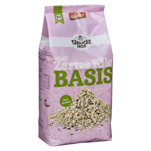 Bauckhof  Organic Basis Müzli Tender Kilo