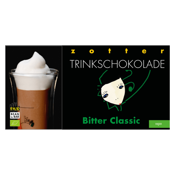 Zotter Økologisk drikkechokolade - BitterClassic