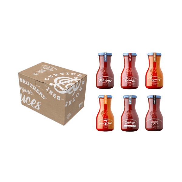 Curtice Brothers Økologisk greenist Choice Sauce Box, 6 glas bedst før 25.03.2024