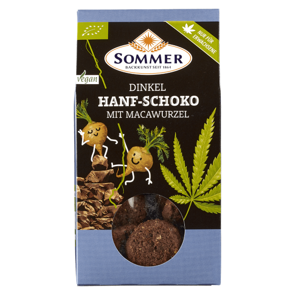 Sommer Økologisk Hamp Chokolade Chokolade Spelt Biscuits