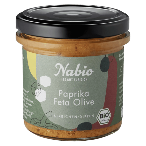 NAbio Økologisk paprika-oliven-feta-smørelse