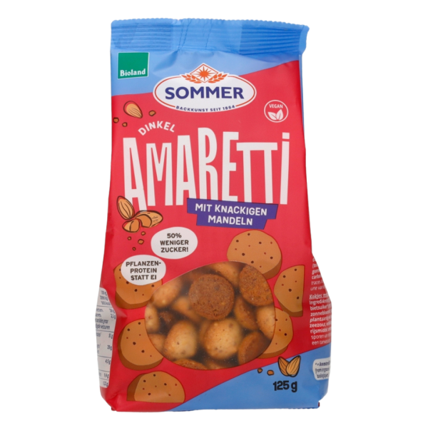 Sommer Økologisk Spelt Amaretti med mandler