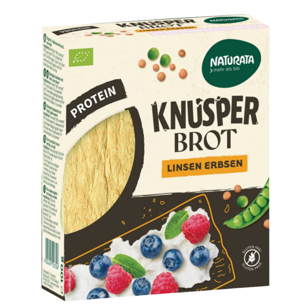 Naturata Økologisk sprødbrød med linser og ærter