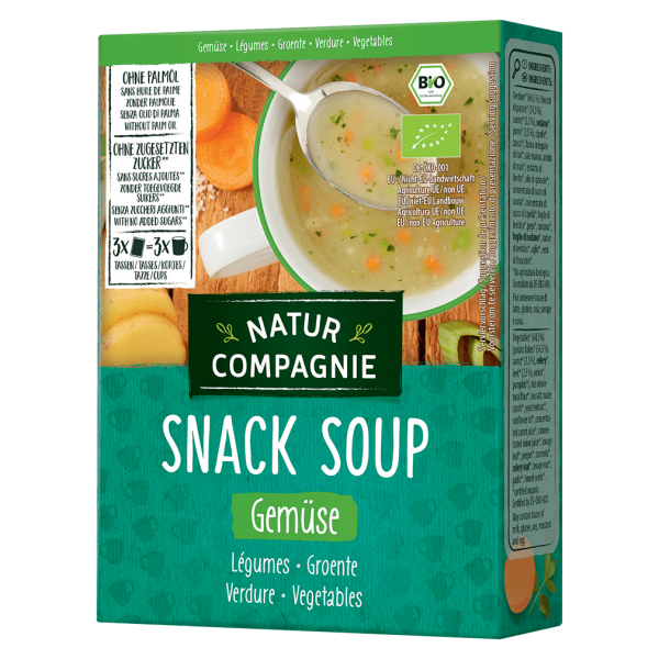 Natur Compagnie Økologisk snack suppe grøntsager