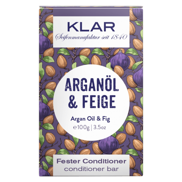 Klar Seifen Solid Conditioner Argan Oil &amp; Fig