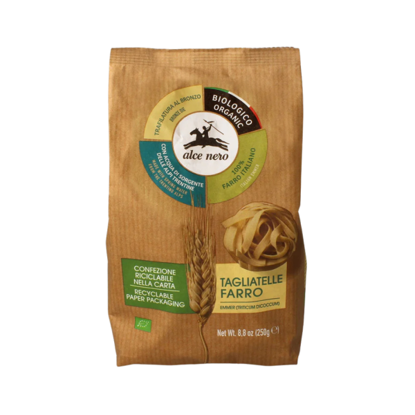 Alce Nero Bio Einkorn-Tagliatelle