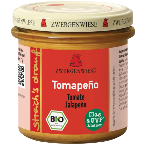 Zwergenwiese Økologisk smørepålæg Tomapeño