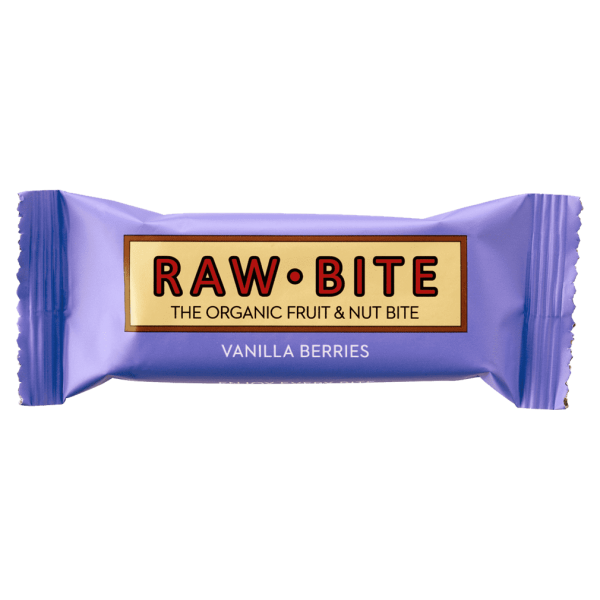 RAW BITE Økologisk vanilje bær bar