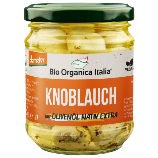 Bio Organica Italia Økologisk hvidløg i olivenolie