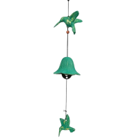 AROMANDISE Windspiel Golden Green Hummingbird AROMANDISE Windspiel Golden Green Hummingbird
