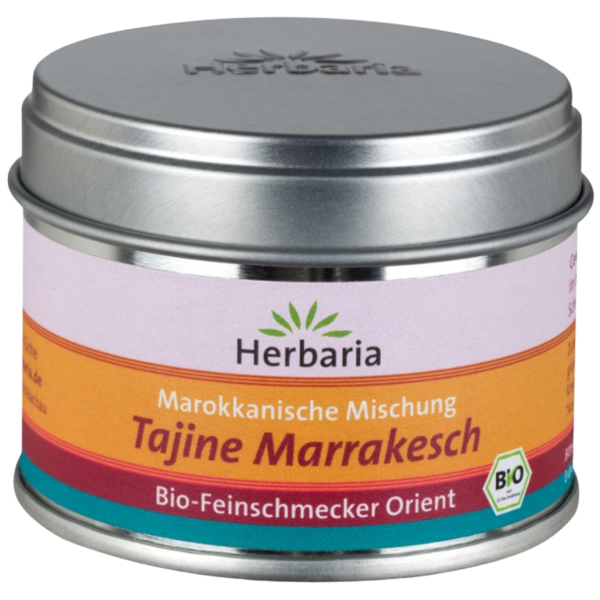 Herbaria Økologisk tajinekrydderi Marrakesch, 40 g