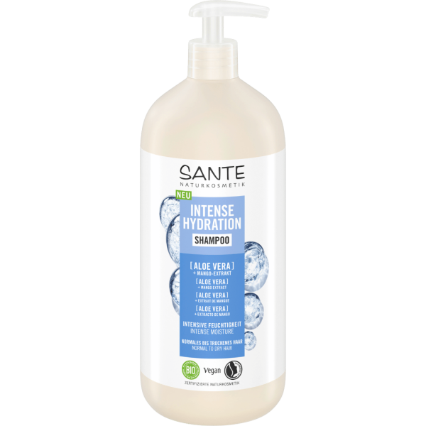 Sante Naturkosmetik Fugtighedsgivende shampoo Økologisk Mango &amp; Aloe Vera