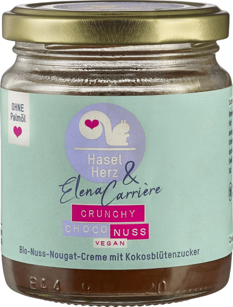 Haselherz Bio Crunchy Choco Nuss, Elena Carriére