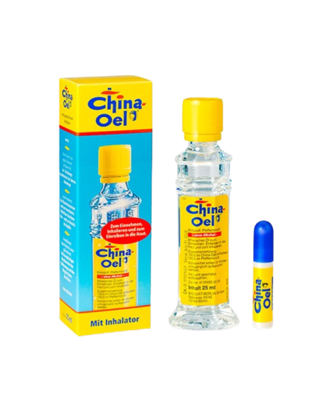 Hübner China-Oel® 25 ml mit Inhalator