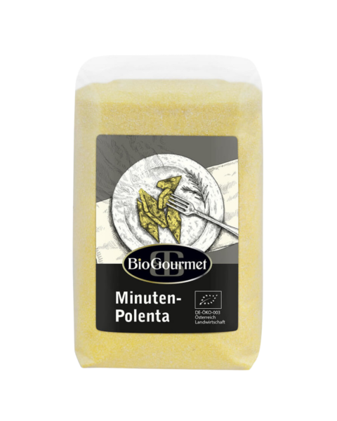 BioGourmet Øko Minut-Polenta af majsgryn, 500 g