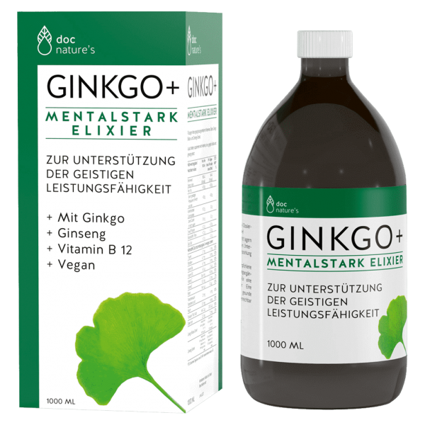 Doc Nature’s Ginkgo+ Elixir til mental styrke