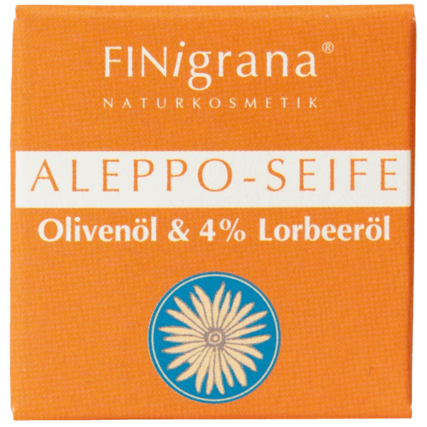 Finigrana Olivenseife mit 4% Lorbeeröl, 25g