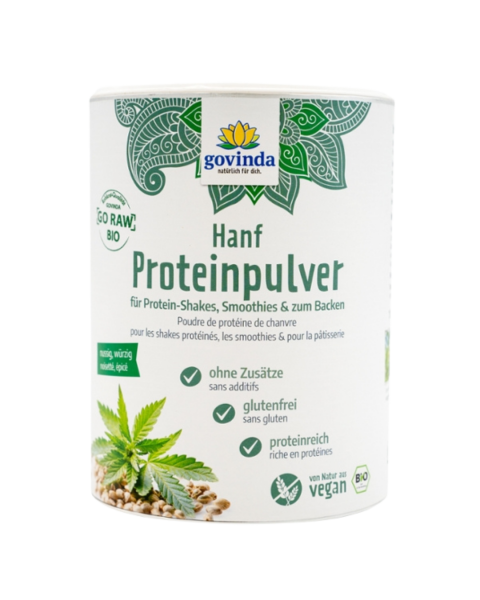 Govinda Bio Proteinpulver, Hanf, 400g