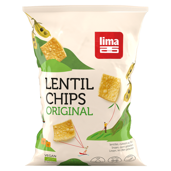Lima Økologiske linseschips Original