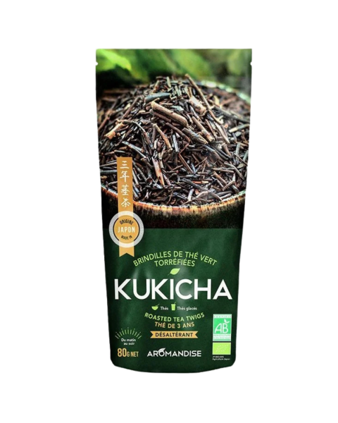 AROMANDISE Bio Gerösteten Dünnzweig Tee