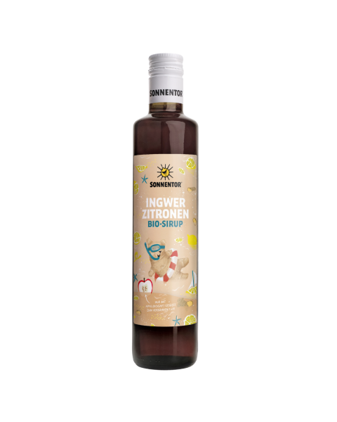 Sonnentor Bio Ingwer-Zitronen Sirup, 500 ml