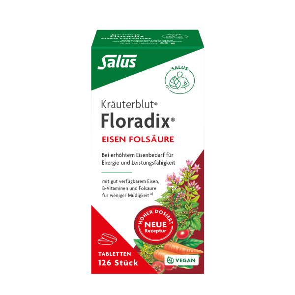 Salus Floradix jern-folsyre-tabletter
