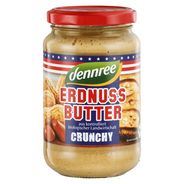 dennree Økologisk jordnøddesmør Crunchy