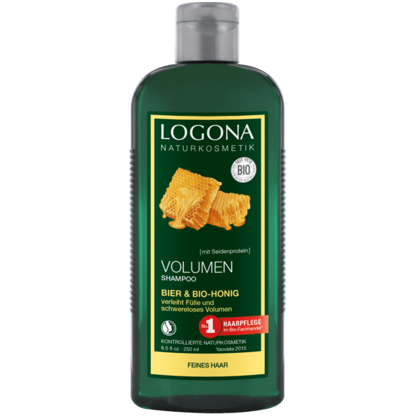 Logona Volume Shampoo Beer Honey, 250 ml