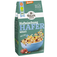 Bauckhof  Økologisk Havremüsli Hofmischung glutenfri Bauckhof  Økologisk Havremüsli Hofmischung glutenfri