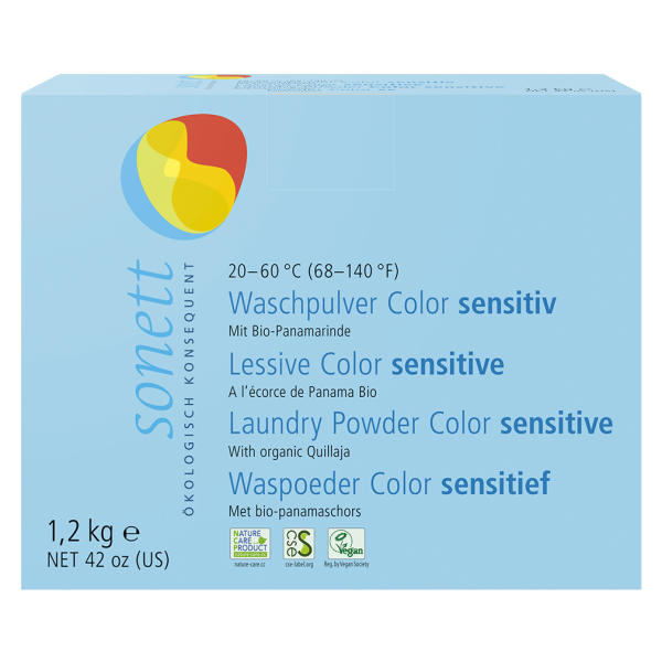 Sonett Vaskepulver Color sensitiv, 1,2 kg