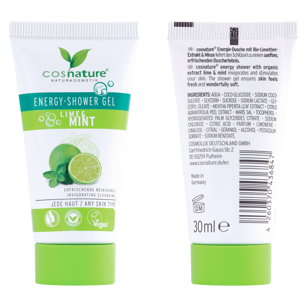 Cosnature Energy Shower Lime &amp; Mint