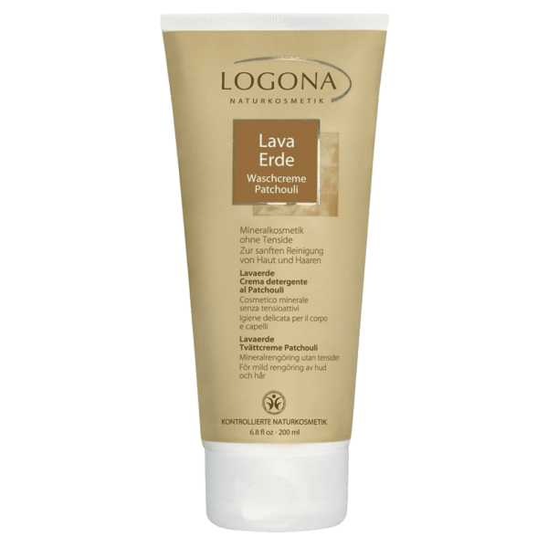 Logona Lava Earth Wash Cream Patchouli