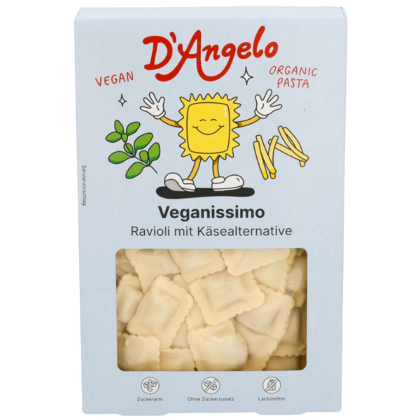 D'Angelo Økologisk ravioli med vegansk emalje