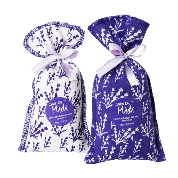 Savon Du Midi Lavendelblomster i stofpose