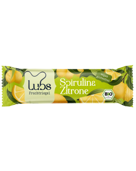 Lubs Bio Spirulina Zitrone Fruchtriegel