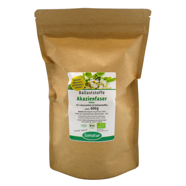 Sanatur Bio Akazienfaser, Pulver, kbA, 600g