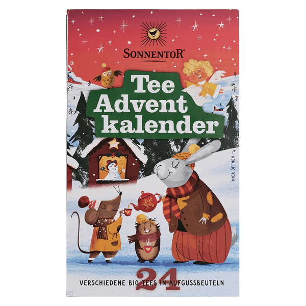 Sonnentor Økologisk te-adventskalender, 24 infusionsposer