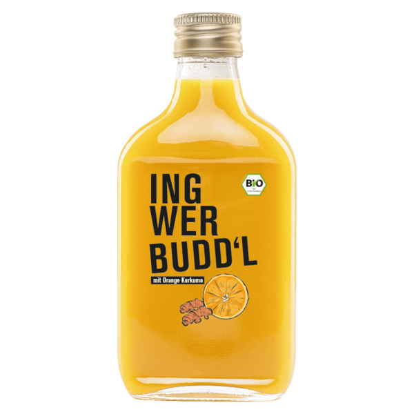 Ingwer Budd&#039;l Økologisk ingefær Shots Orange Gurkemeje