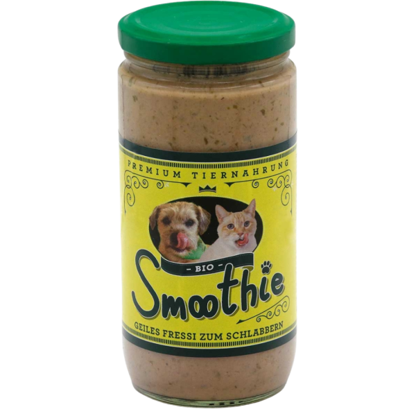 Wuff &amp; Mau Bio Hunde- &amp; Katzensnack Smoothie &quot;Geiles Fressi&quot;