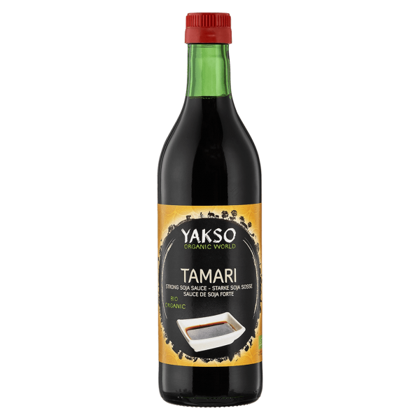 Yakso Øko tamari sojasauce glutenfri, 500 ml