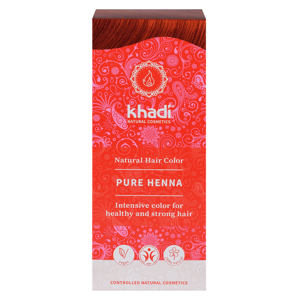 Khadi rød - Pure Henna - greenist.dk