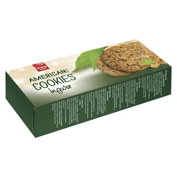 Linea Natura Økologiske amerikanske cookies ingefær