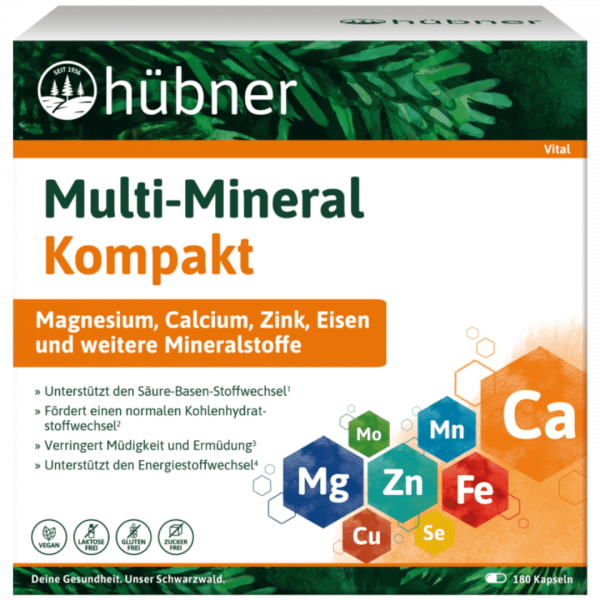 Hübner BASIS BALANCE® MINERALSTOFFE PUR kapsler