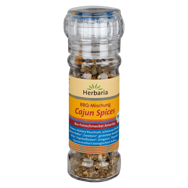 Herbaria Økologisk cajun-krydderi mølle, 45g