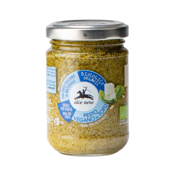 Alce Nero Bio Veganes Pesto mit Tofu, 130g