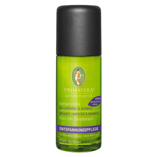 Primavera Sensitiv deodorant økologisk lavendel &amp; økologisk bambus
